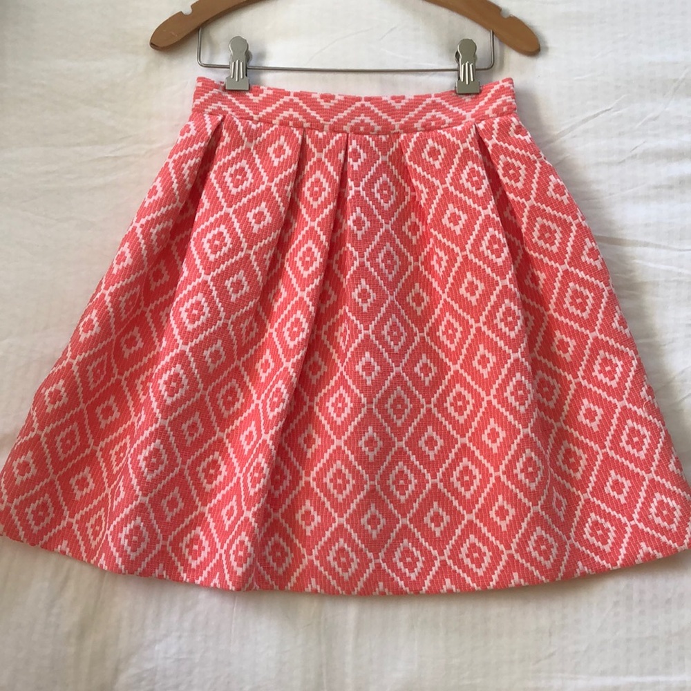 Salmon colored Hutch skirt size 0